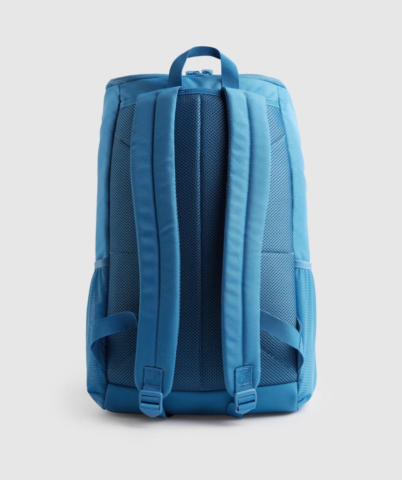 Gymshark Sharkhead Backpacks Blue | CA D83176